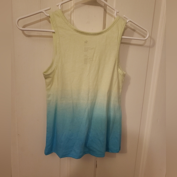 Girls two-tone ombre twist front tank top - Picture 4 of 5